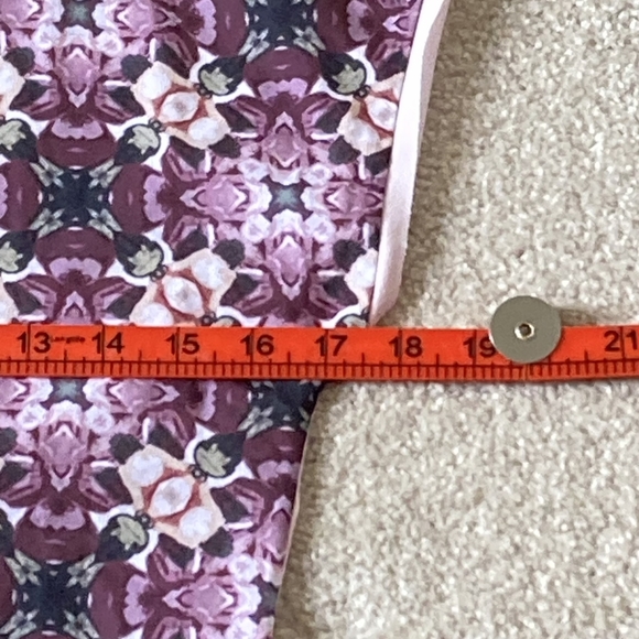 Ted Baker Satin Chiffon Feel Front Top - Jersey Back - Size 1 (Small Size 8) - Picture 13 of 14